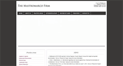 Desktop Screenshot of mastromarcofirm.com