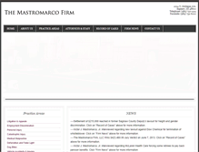 Tablet Screenshot of mastromarcofirm.com
